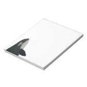 Spyhopping Orca Notepad Notizblock (Rotiert)