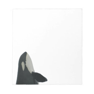 Spyhopping Orca Notepad Notizblock