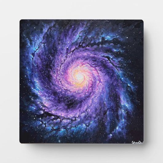 Spyralgalaxie Fotoplatte (Vorderseite)