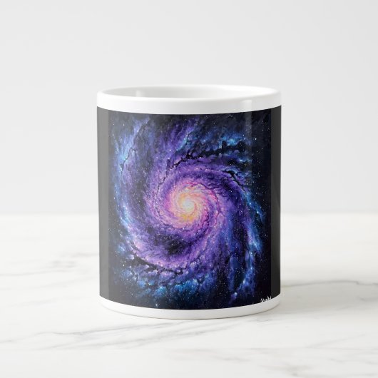 Spyralgalaxie Jumbo-Tasse (Vorderseite)