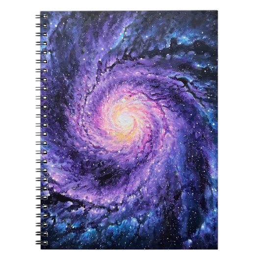 Spyralgalaxie Notizblock (Vorderseite)