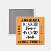 Sq Family Wiedersehen Keepake Souvenir Wählen Sie  Magnet (Vorderseite/Rückseite)