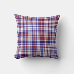 Sq.Kariert Pillow,Red-White-Blue Collection 02 Kissen