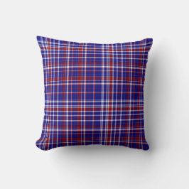 Sq.Kariert Pillow,Red-White-Blue Collection 05 Kissen