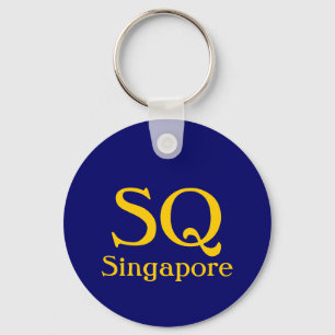 SQ, Singapur Schlüsselanhänger