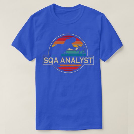 Sqa Analyst Dinosaur T-Shirt (Design vorne)