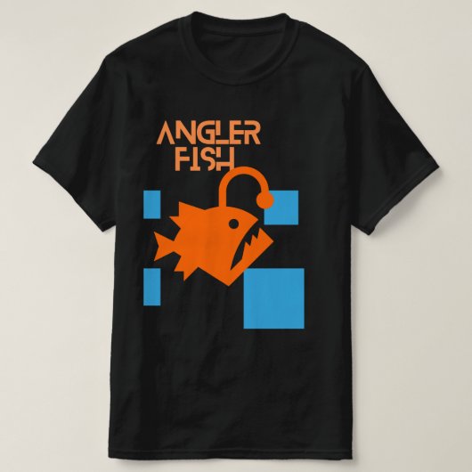 Sqare type angler fissing design T - Shirt (Design vorne)
