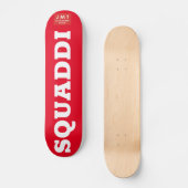 SQAUDDI Skateboard (Vorderseite)