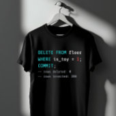 SQL DELETE FROM Boden Codierwitz T-Shirt