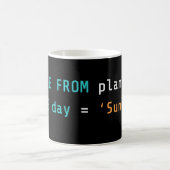 SQL Delete Sunday Plans Coding Mug Kaffeetasse (Mittel)