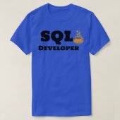 SQL-Entwickler und Kaffee T-Shirt (Design vorne)