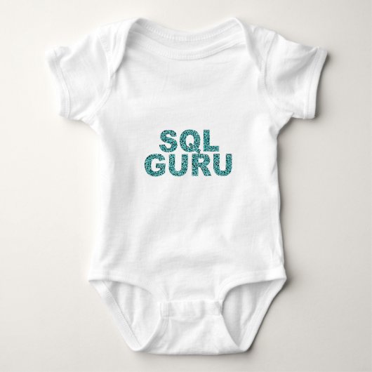SQL Guru Baby Strampler (Vorderseite)
