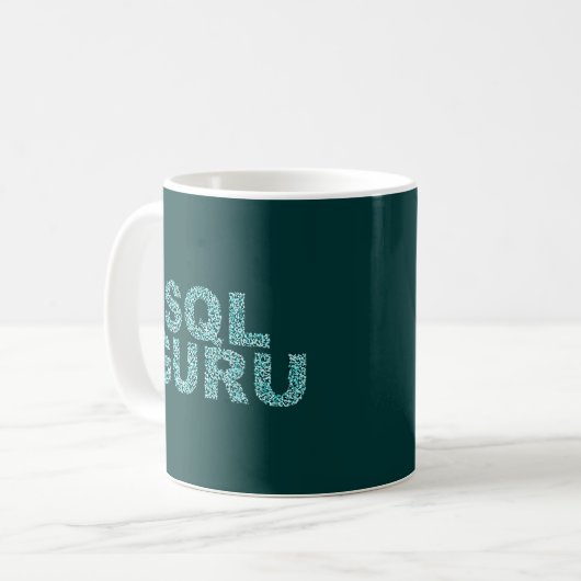 SQL Guru Kaffeetasse (Vorderseite Links)