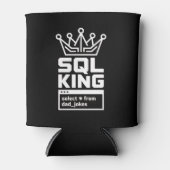SQL-König Lustige Tech-Datenbankabfrage  Dosenkühler (Vorderseite)