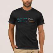 SQL Löschpläne Sonntag Code Humor T-Shirt (Vorderseite)