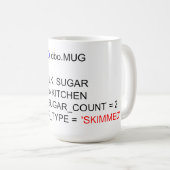 SQL-PROGRAMMIERTELEFON-TASSE KAFFEETASSE (VorderseiteRechts)