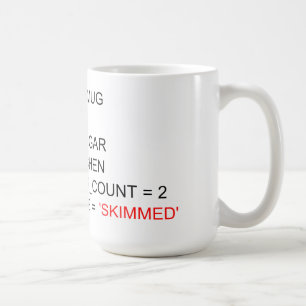 SQL-PROGRAMMIERTELEFON-TASSE KAFFEETASSE
