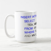 SQL-PROGRAMMIERUNGStee-TASSE Kaffeetasse (Links)