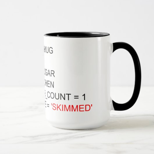 SQL-PROGRAMMIERUNGStee-TASSE Tasse (Rechts)