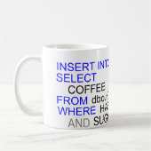 Sql-Server-Programmierer-Kaffee-Tasse Kaffeetasse (Links)