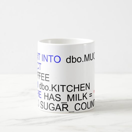Sql-Server-Programmierer-Kaffee-Tasse Kaffeetasse (Mittel)