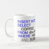 Sql-Server-Programmierer-Kaffee-Tasse Kaffeetasse (Links)