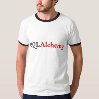 SQLAlchemy Dunkelheit auf hellem Logo-T-Shirt T-Shirt