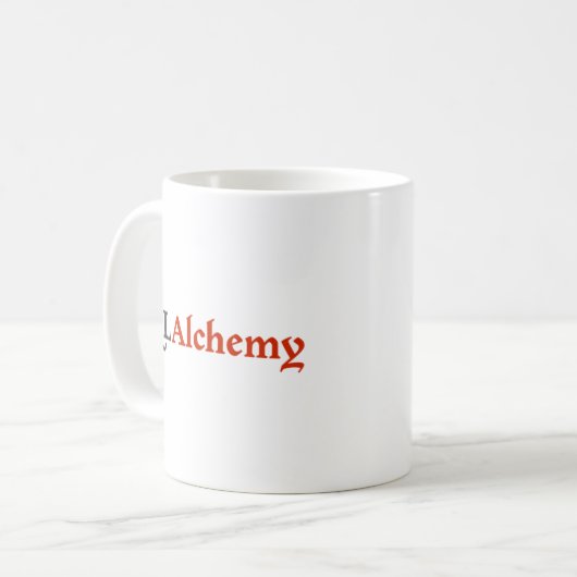 SQLAlchemy Tasse mit Slogan (Vorderseite Links)
