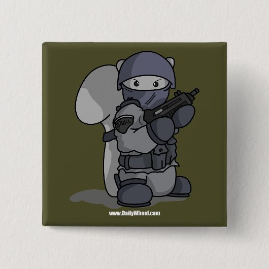 SQRL Agent-Knopf Button (Vorderseite)