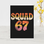 Squad 67 Alpha Slang Gen 67. Nummer 67 Karte (Gelbe Blume)