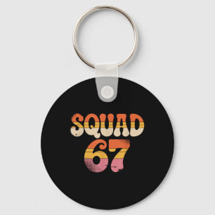 Squad 67 Alpha Slang Gen 67. Nummer 67  Schlüsselanhänger