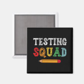 Squad Costume Test Day Lehrer Student Funny Schoo Magnet (Vorderseite/Rückseite)