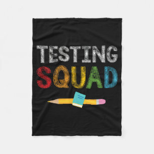 Squad Costume Test Day Teacher Student Fleecedecke