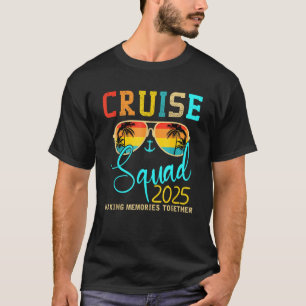 Squad Crew Cruise 2025 Sommerferien Matching Fa T-Shirt