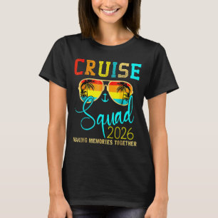 Squad Crew Kreuzfahrt 2026 Sommerurlaub passend T-Shirt