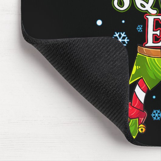 Squad Elf Matching Family Group Christmas Party Mousepad (Ecke)