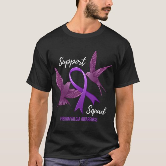 Squad Fibromyalgie Bewusstsein T-Shirt (Vorderseite)