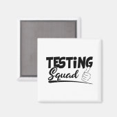 Squad Funny Exam Test Day Geschenke für Studenten Magnet (Vorderseite/Rückseite)