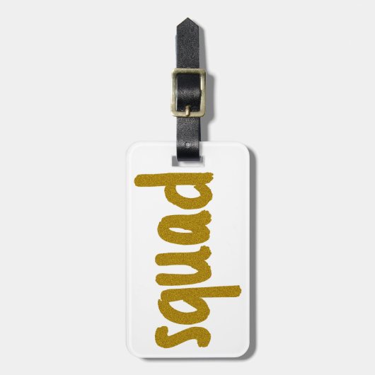 Squad Gepäckanhänger (Vorderseite vertikal)