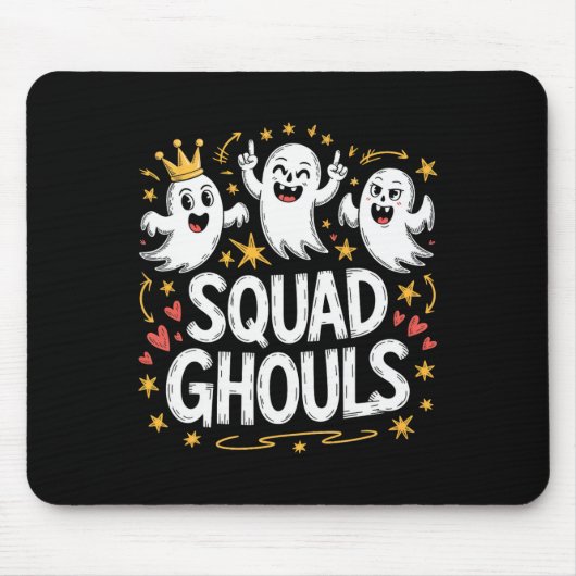 Squad Ghosts Matching Funny Halloween 1 Mousepad (Vorne)