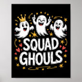 Squad Ghosts Matching Funny Halloween 1 Poster (Vorne)