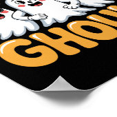 Squad Ghosts Matching Funny Halloween 2 Poster (Ecke)