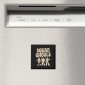 Squad Ghosts Matching Funny Halloween 3 Magnet (In Situ (Geschirrspüler))