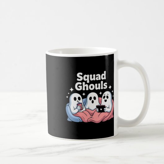 Squad Ghosts Matching Funny Halloween 5 Kaffeetasse (Rechts)