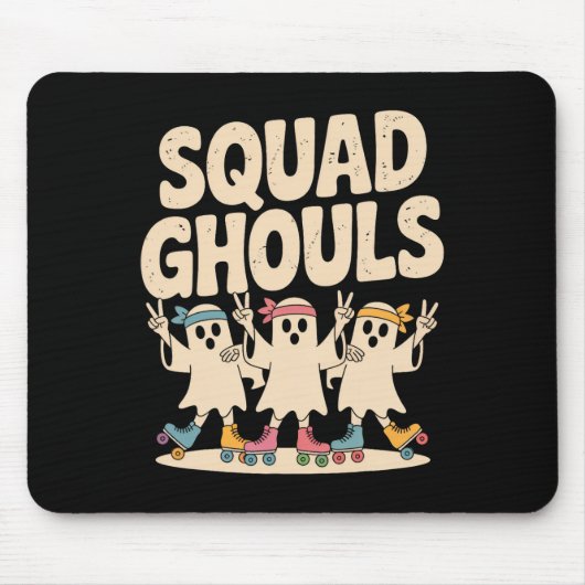 Squad Ghosts Matching Funny Halloween 6 Mousepad (Vorne)
