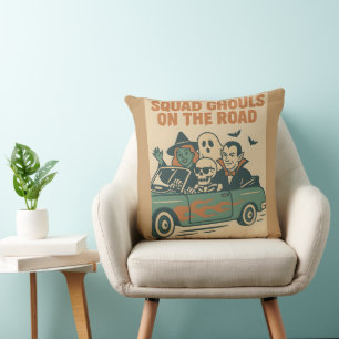 Squad Ghouls Cruisin' im Stil Kissen