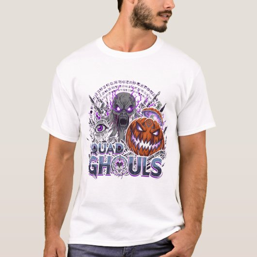 Squad Ghouls - Dunkler Halloween-Horror T-Shirt (Vorderseite)