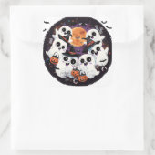 Squad Ghouls | ExDesigner | Halloween Quadratischer Aufkleber (Tasche)