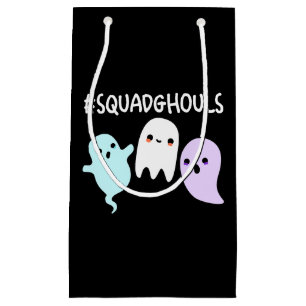 Squad Ghouls Funny Halloween Ghost Pun Dark BG Kleine Geschenktüte