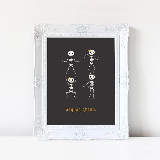 Squad Ghouls Halloween Poster